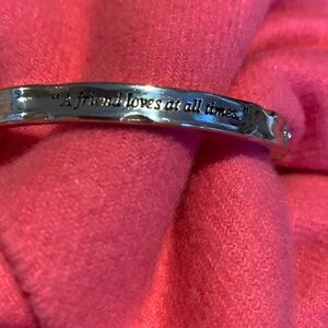 Authentic Brighton bracelet with Bible verse and magnetic clasp for safety